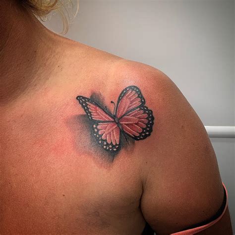 evil butterfly tattoo